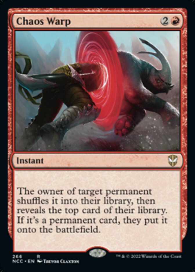 Chaos Warp [Streets of New Capenna Commander] | Gate City Games LLC