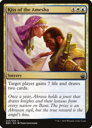 Kiss of the Amesha [Battlebond] | Gate City Games LLC