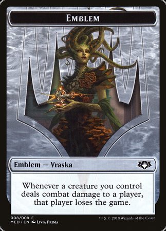 Emblem - Vraska, Golgari Queen [Mythic Edition Tokens] | Gate City Games LLC