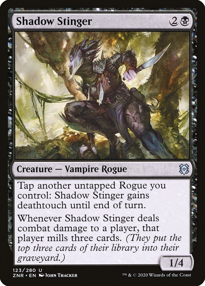 Shadow Stinger [Zendikar Rising] | Gate City Games LLC