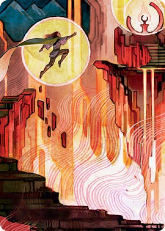 Thrill of Possibility Art Card [Strixhaven: School of Mages Art Series] | Gate City Games LLC