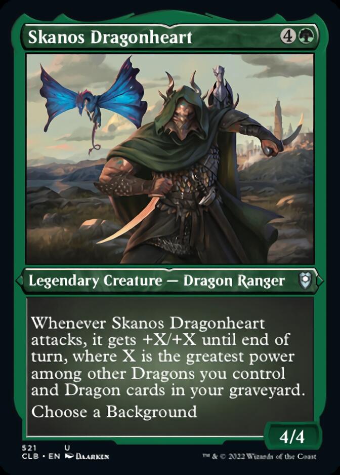 Skanos Dragonheart (Foil Etched) [Commander Legends: Battle for Baldur's Gate] | Gate City Games LLC