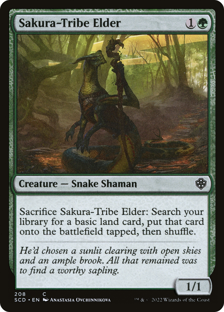 Sakura-Tribe Elder [Starter Commander Decks] | Gate City Games LLC