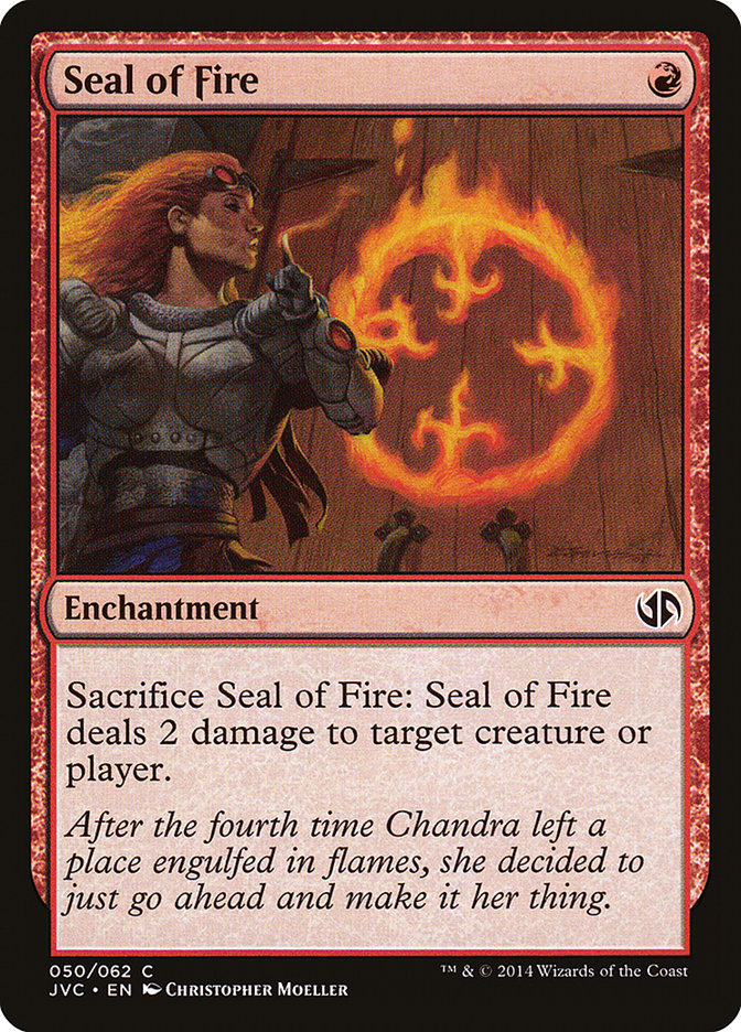 Seal of Fire [Duel Decks Anthology] | Gate City Games LLC