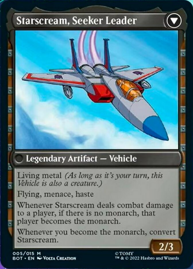 Starscream, Power Hungry // Starscream, Seeker Leader [Universes Beyond: Transformers] | Gate City Games LLC