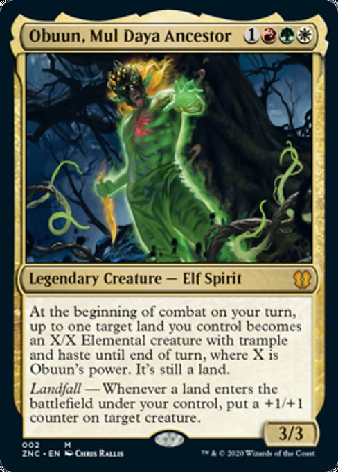 Obuun, Mul Daya Ancestor [Commander: Zendikar Rising] | Gate City Games LLC