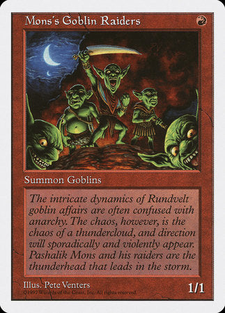 Mons's Goblin Raiders [Fifth Edition] | Gate City Games LLC