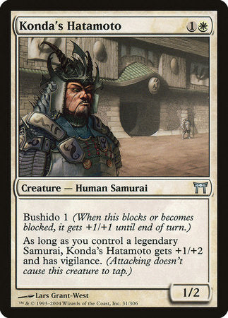 Konda's Hatamoto [Champions of Kamigawa] | Gate City Games LLC