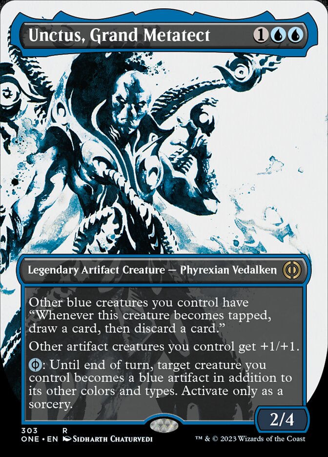 Unctus, Grand Metatect (Borderless Ichor) [Phyrexia: All Will Be One] | Gate City Games LLC