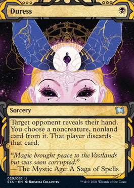 Duress (Etched Foil) [Strixhaven Mystical Archive] | Gate City Games LLC