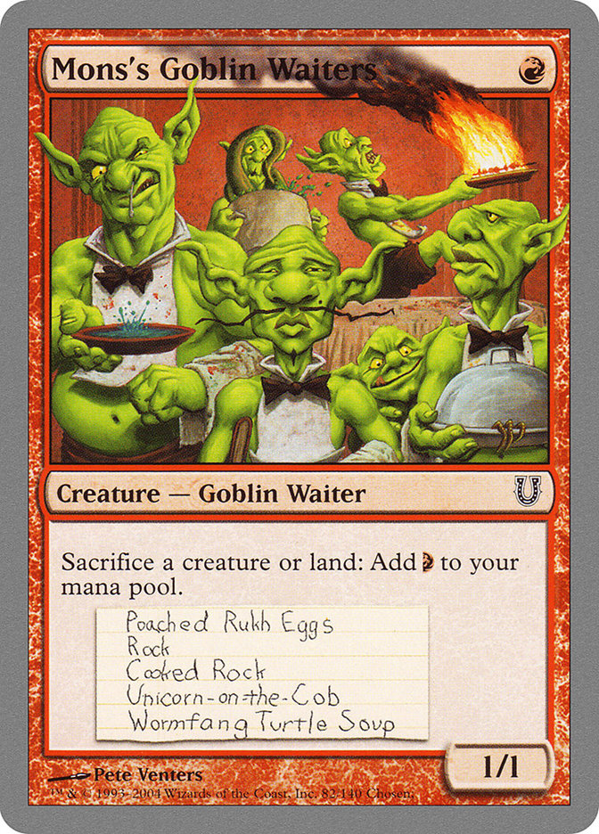 Mons's Goblin Waiters [Unhinged] | Gate City Games LLC