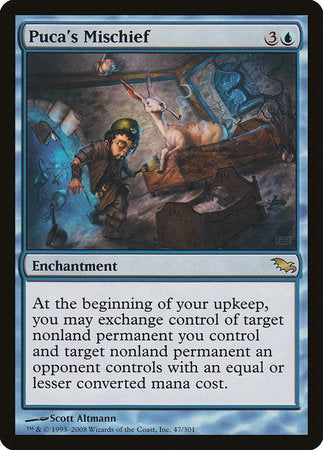 Puca's Mischief [Shadowmoor] | Gate City Games LLC