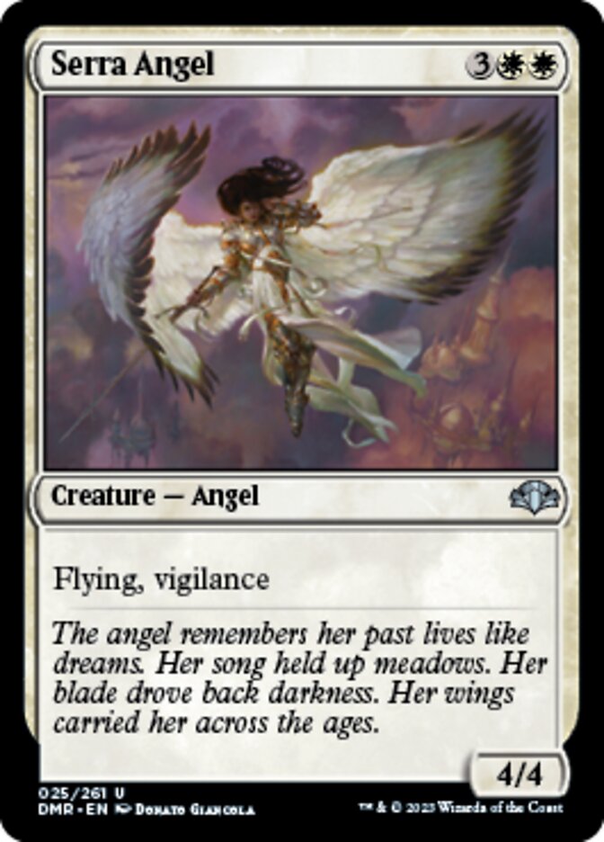 Serra Angel [Dominaria Remastered] | Gate City Games LLC