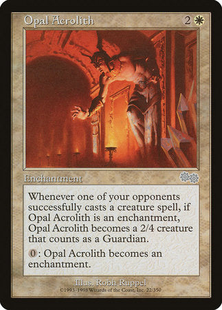 Opal Acrolith [Urza's Saga] | Gate City Games LLC