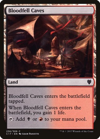 Bloodfell Caves [Commander 2017] | Gate City Games LLC