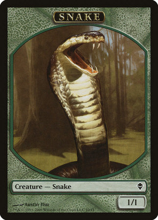 Snake Token [Zendikar Tokens] | Gate City Games LLC