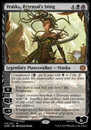 Vraska, Betrayal's Sting (Promo Pack) [Phyrexia: All Will Be One Promos] | Gate City Games LLC