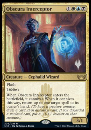 Obscura Interceptor (Promo Pack) [Streets of New Capenna Promos] | Gate City Games LLC
