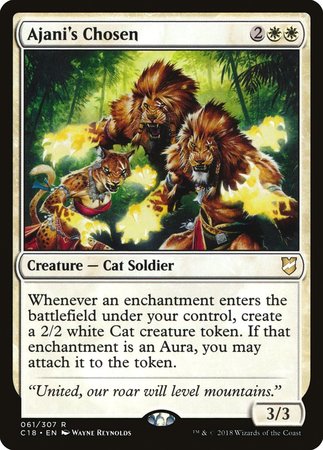 Ajani's Chosen [Commander 2018] | Gate City Games LLC