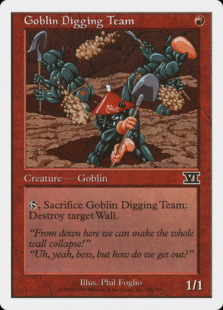 Goblin Digging Team [Classic Sixth Edition] | Gate City Games LLC