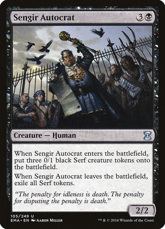 Sengir Autocrat [Eternal Masters] | Gate City Games LLC