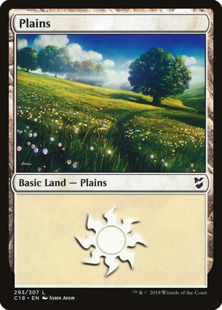 Plains (293) [Commander 2018] | Gate City Games LLC