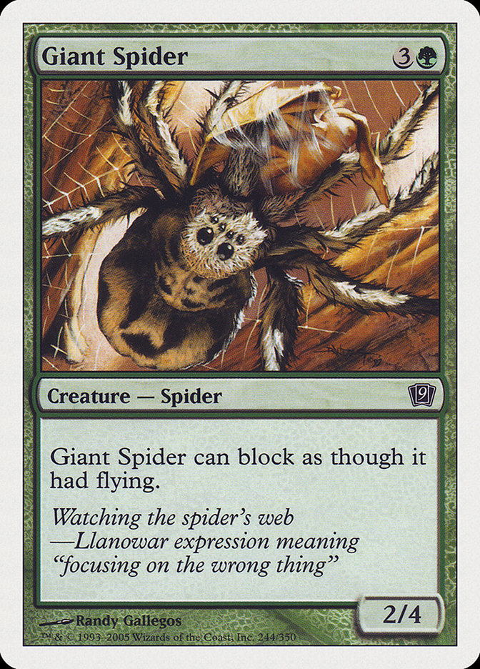 Giant Spider [Ninth Edition] | Gate City Games LLC