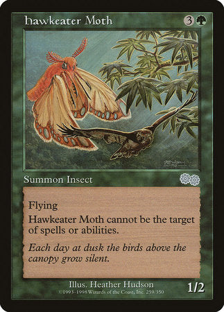 Hawkeater Moth [Urza's Saga] | Gate City Games LLC
