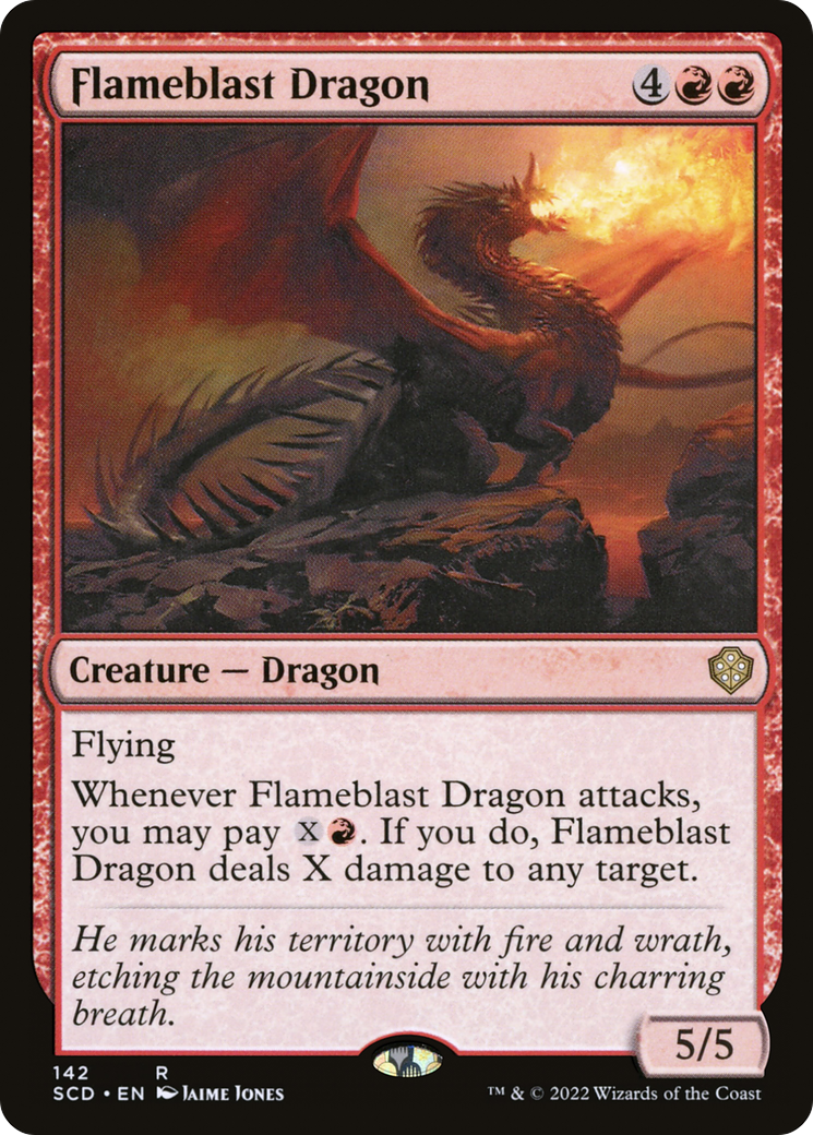 Flameblast Dragon [Starter Commander Decks] | Gate City Games LLC