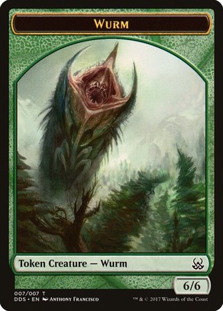 Wurm Token [Duel Decks: Mind vs. Might Tokens] | Gate City Games LLC