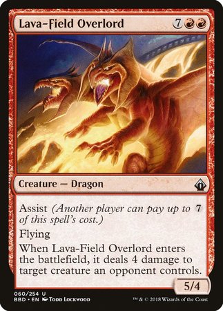 Lava-Field Overlord [Battlebond] | Gate City Games LLC