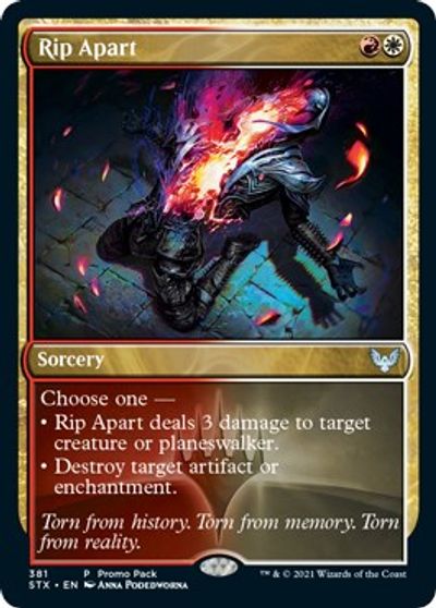 Rip Apart (Promo Pack) [Strixhaven: School of Mages] | Gate City Games LLC