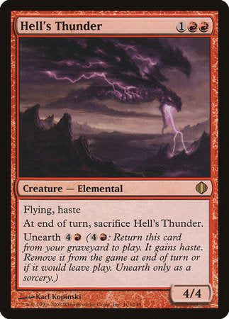 Hell's Thunder [Shards of Alara] | Gate City Games LLC
