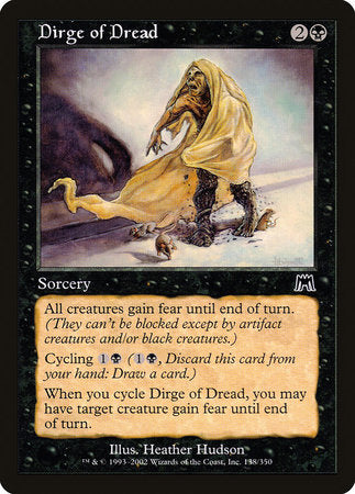 Dirge of Dread [Onslaught] | Gate City Games LLC