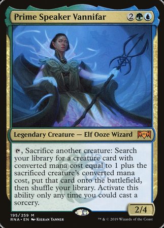 Prime Speaker Vannifar [Ravnica Allegiance] | Gate City Games LLC