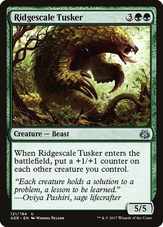 Ridgescale Tusker [Aether Revolt] | Gate City Games LLC