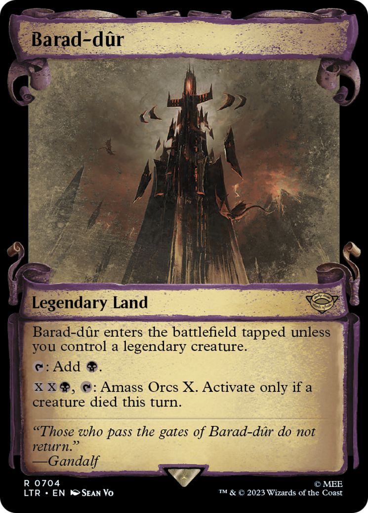 Barad-dur [The Lord of the Rings: Tales of Middle-Earth Showcase Scrolls] | Gate City Games LLC