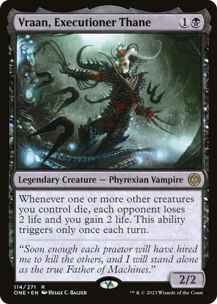 Vraan, Executioner Thane [Phyrexia: All Will Be One] | Gate City Games LLC