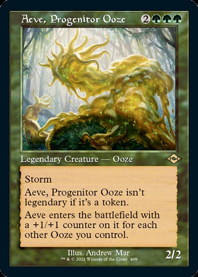 Aeve, Progenitor Ooze (Retro Foil Etched) [Modern Horizons 2] | Gate City Games LLC