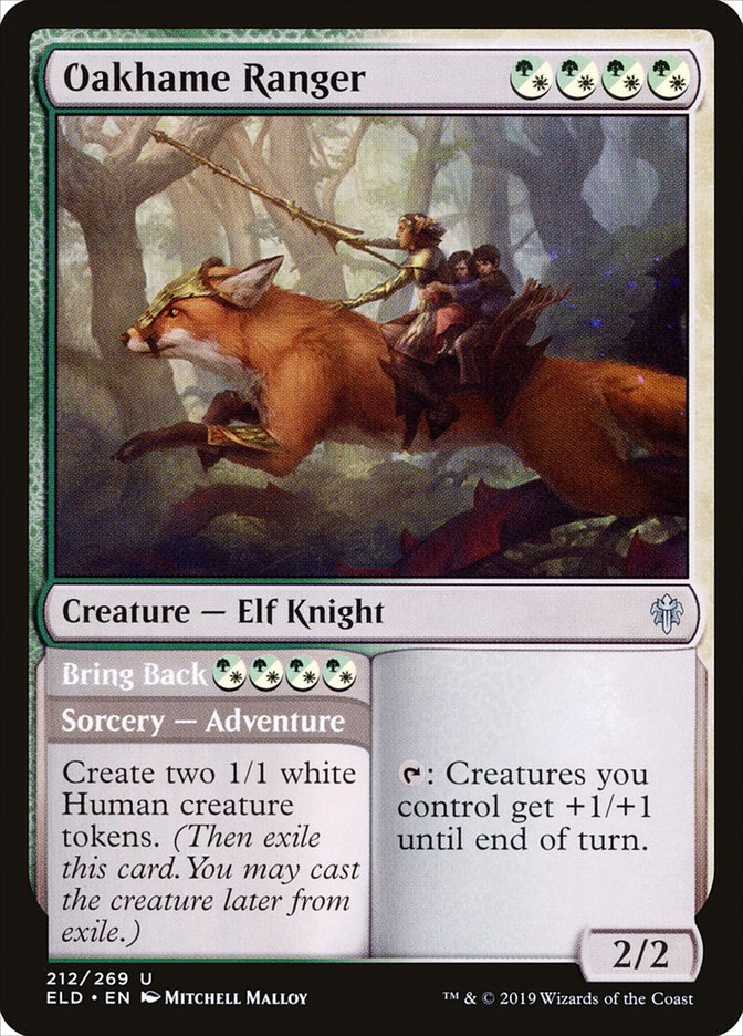 Oakhame Ranger // Bring Back [Throne of Eldraine] | Gate City Games LLC