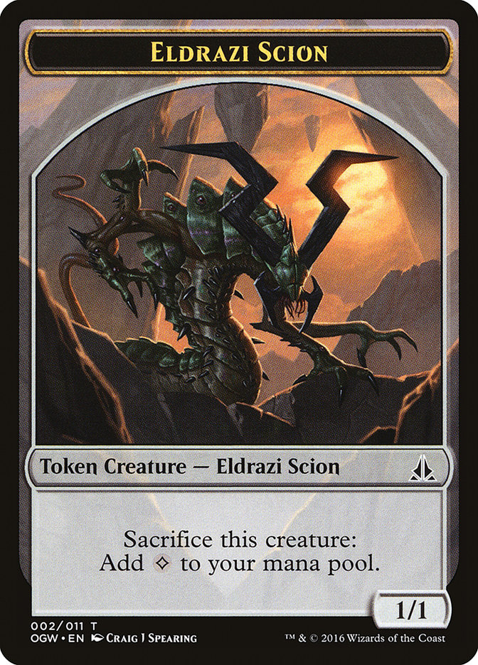 Eldrazi Scion (002/011) [Oath of the Gatewatch Tokens] | Gate City Games LLC