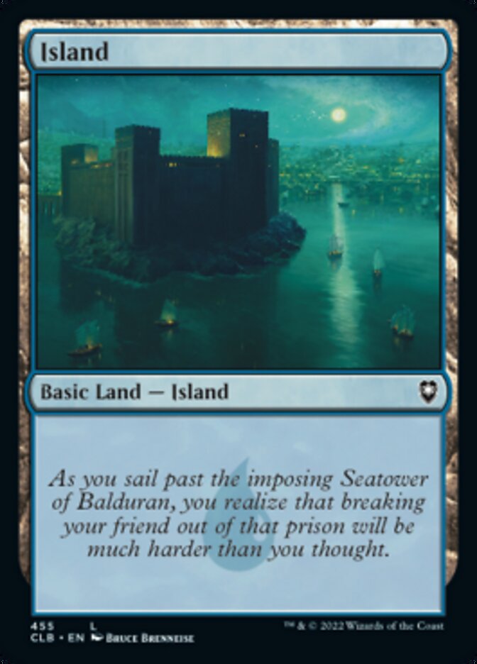 Island (455) [Commander Legends: Battle for Baldur's Gate] | Gate City Games LLC