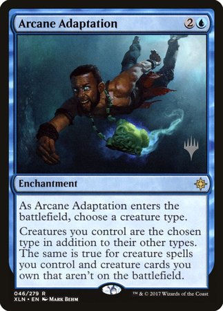 Arcane Adaptation [Ixalan Promos] | Gate City Games LLC