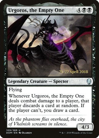 Urgoros, the Empty One [Dominaria Promos] | Gate City Games LLC