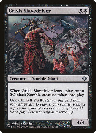 Grixis Slavedriver [Conflux] | Gate City Games LLC