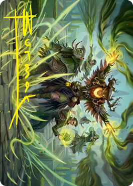 Witherbloom Command Art Card (Gold-Stamped Signature) [Strixhaven: School of Mages Art Series] | Gate City Games LLC