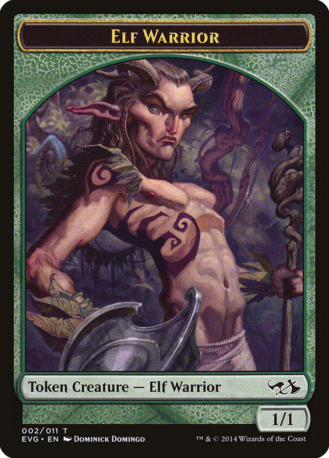 Elf Warrior Token (Elves vs. Goblins) [Duel Decks Anthology Tokens] | Gate City Games LLC