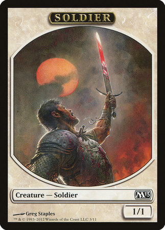 Soldier Token [Magic 2013 Tokens] | Gate City Games LLC