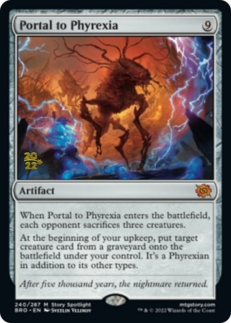 Portal to Phyrexia [The Brothers' War: Prerelease Promos] | Gate City Games LLC