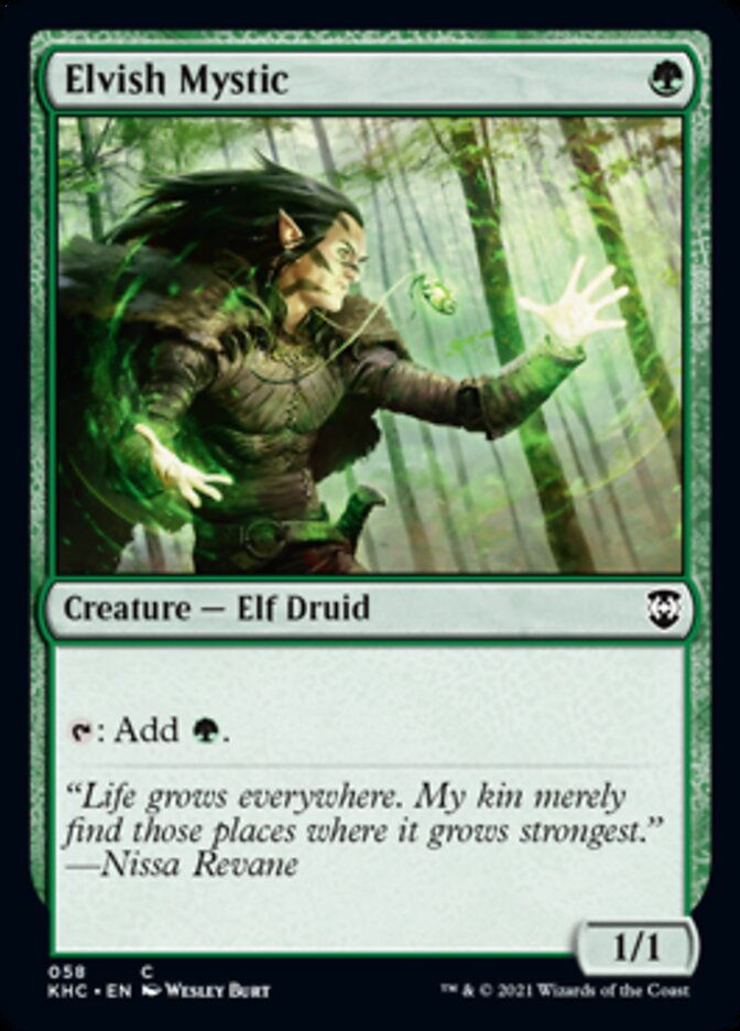 Elvish Mystic [Kaldheim Commander] | Gate City Games LLC